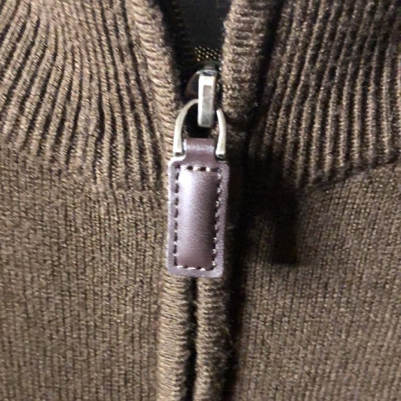Oscar de la renta 1/2 zip pull over large - Picture 3 of 6